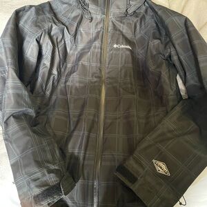 Columbia Men's Plaid Black Performance Jacket